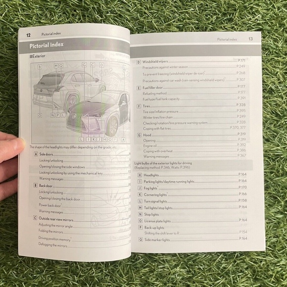 2020 Lexus UX200 Owners Manual w/ Navigation - Picture 9 of 14